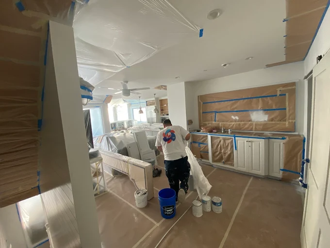 Beachfront kitchen remodel angle 2